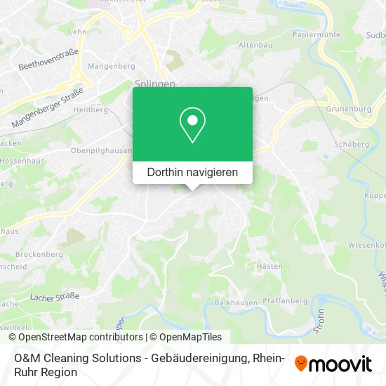 O&M Cleaning Solutions - Gebäudereinigung Karte