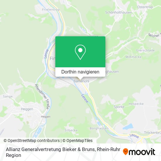 Allianz Generalvertretung Bieker & Bruns Karte