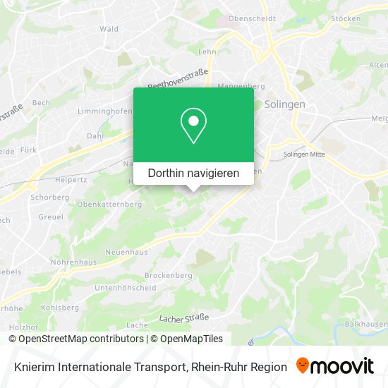 Knierim Internationale Transport Karte