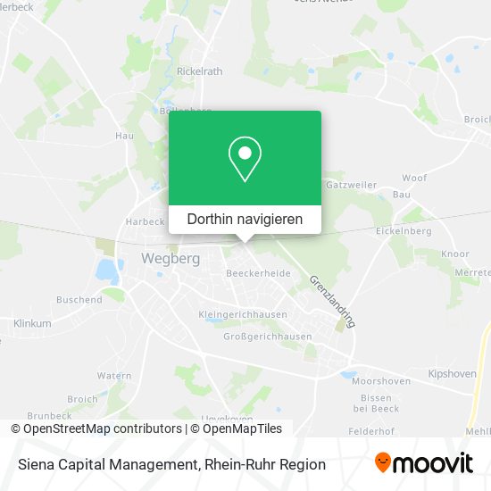 Siena Capital Management Karte