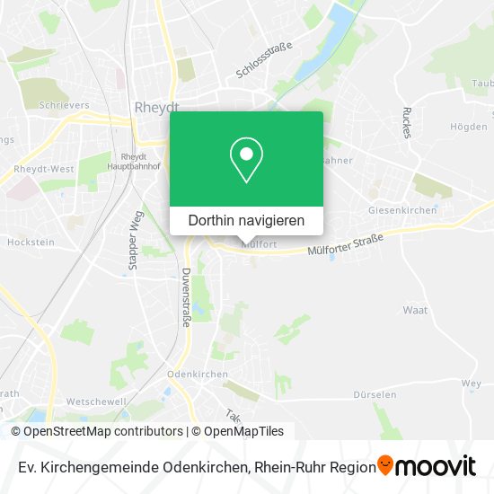 Ev. Kirchengemeinde Odenkirchen Karte