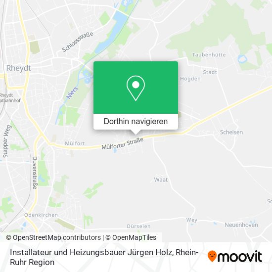 Installateur und Heizungsbauer Jürgen Holz Karte