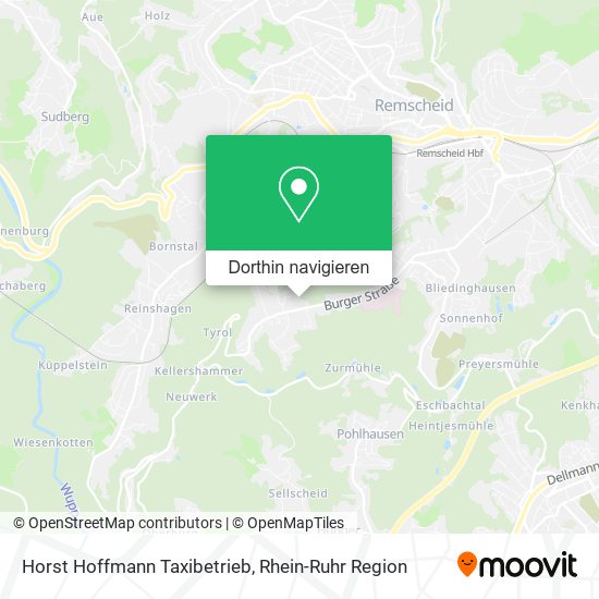 Horst Hoffmann Taxibetrieb Karte