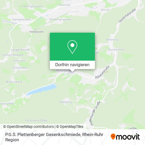 P.G.S. Plettenberger Gesenkschmiede Karte