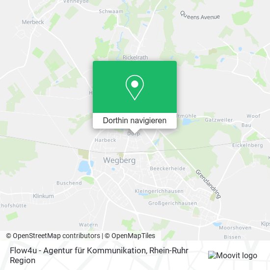 Flow4u - Agentur für Kommunikation Karte