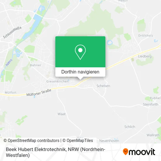 Beek Hubert Elektrotechnik Karte