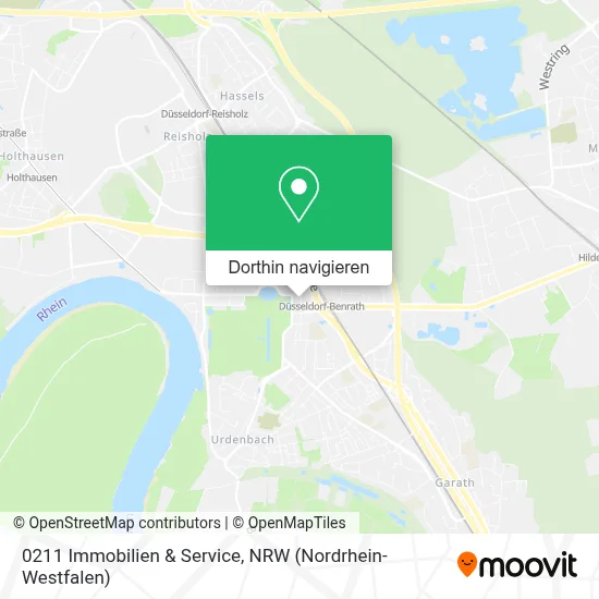 0211 Immobilien & Service Karte