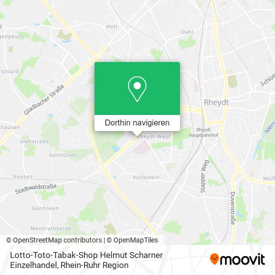 Lotto-Toto-Tabak-Shop Helmut Scharner Einzelhandel Karte