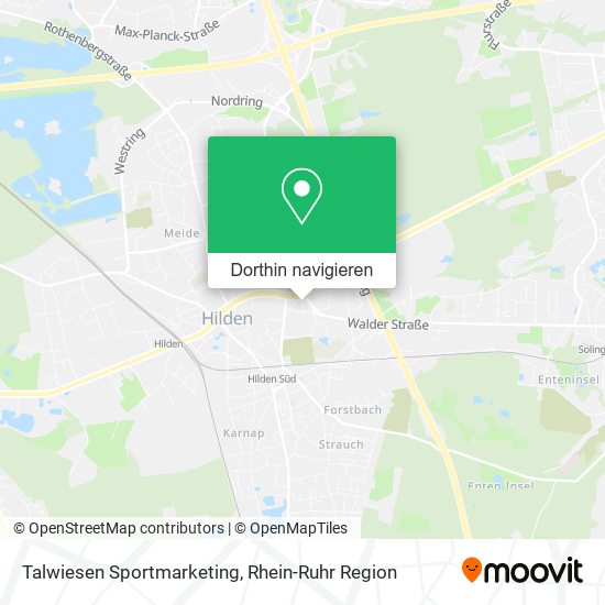 Talwiesen Sportmarketing Karte