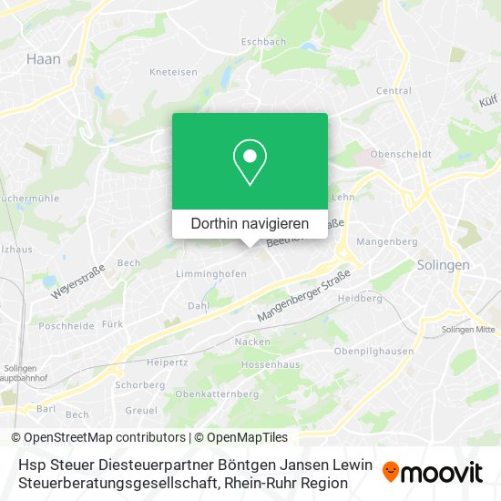 Hsp Steuer Diesteuerpartner Böntgen Jansen Lewin Steuerberatungsgesellschaft Karte