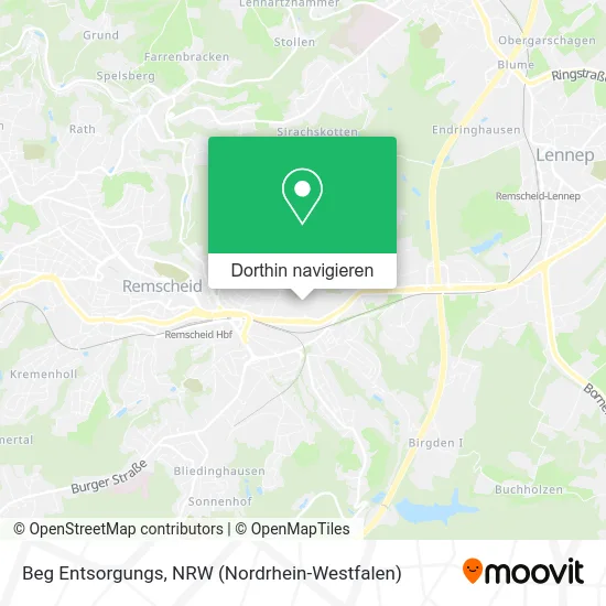 Beg Entsorgungs Karte