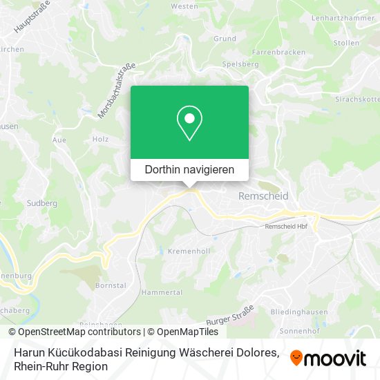 Harun Kücükodabasi Reinigung Wäscherei Dolores Karte