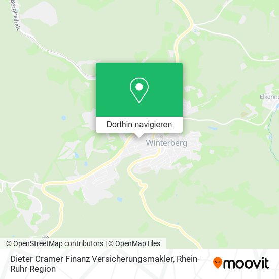 Dieter Cramer Finanz Versicherungsmakler Karte