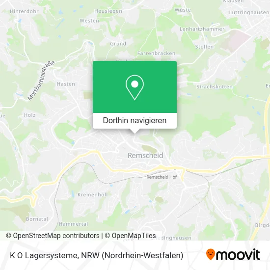 K O Lagersysteme Karte