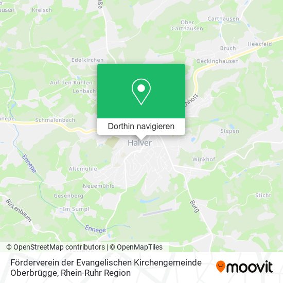 Förderverein der Evangelischen Kirchengemeinde Oberbrügge Karte
