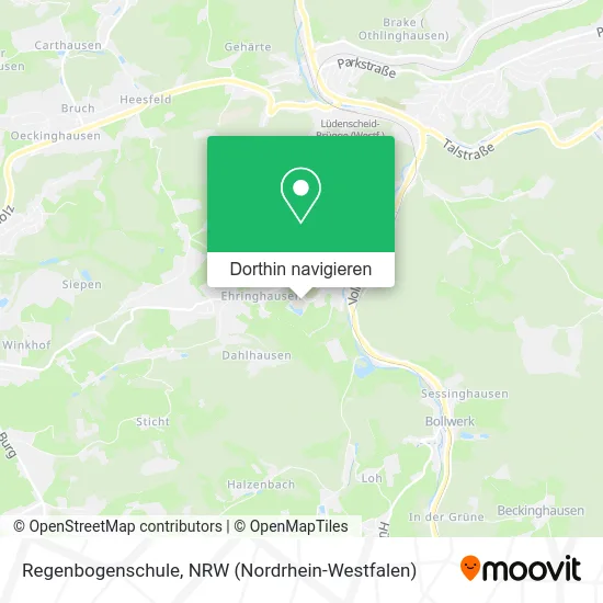 Regenbogenschule Karte