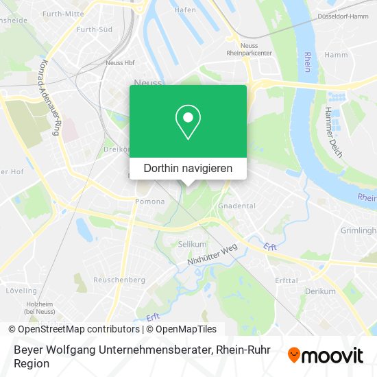 Beyer Wolfgang Unternehmensberater Karte