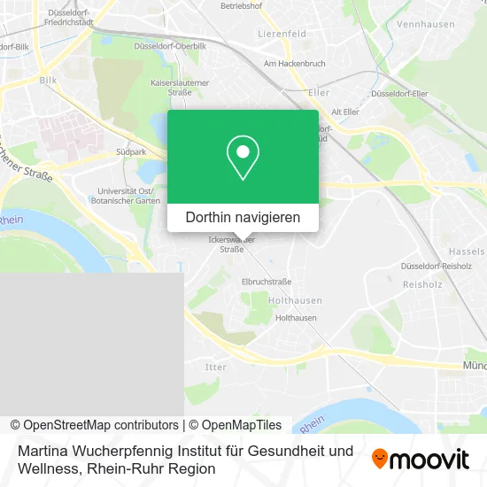 Martina Wucherpfennig Institut für Gesundheit und Wellness Karte