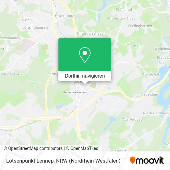 Lotsenpunkt Lennep Karte