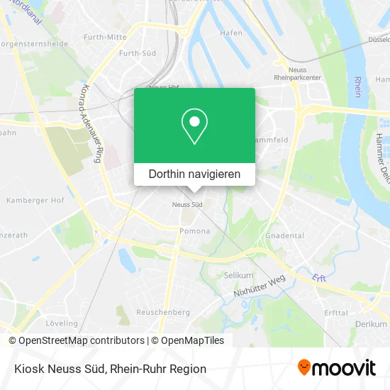 Kiosk Neuss Süd Karte