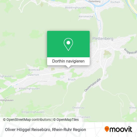 Oliver Höggel Reisebüro Karte