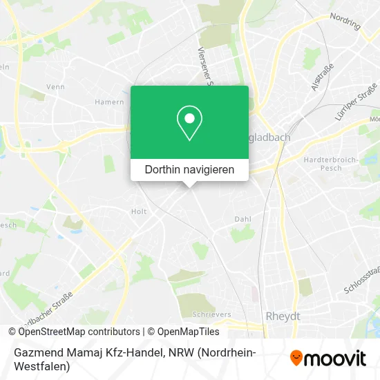 Gazmend Mamaj Kfz-Handel Karte