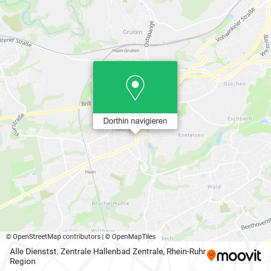 Alle Dienstst. Zentrale Hallenbad Zentrale Karte