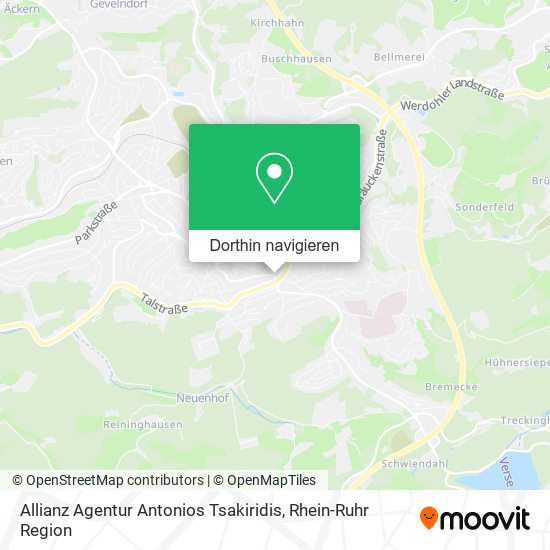 Allianz Agentur Antonios Tsakiridis Karte