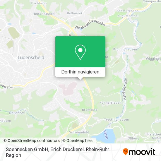 Soennecken GmbH, Erich Druckerei Karte