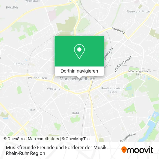 Musikfreunde Freunde und Förderer der Musik Karte