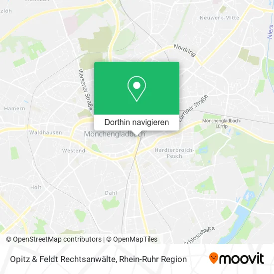 Opitz & Feldt Rechtsanwälte Karte