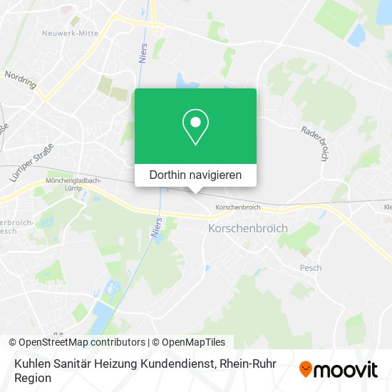 Kuhlen Sanitär Heizung Kundendienst Karte