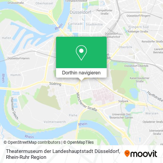 Theatermuseum der Landeshauptstadt Düsseldorf Karte