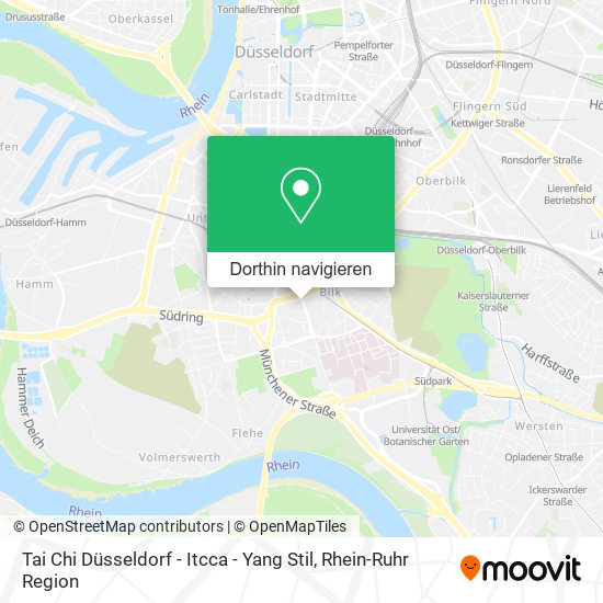 Tai Chi Düsseldorf - Itcca - Yang Stil Karte