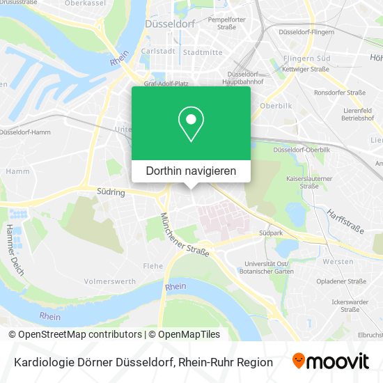 Kardiologie Dörner Düsseldorf Karte