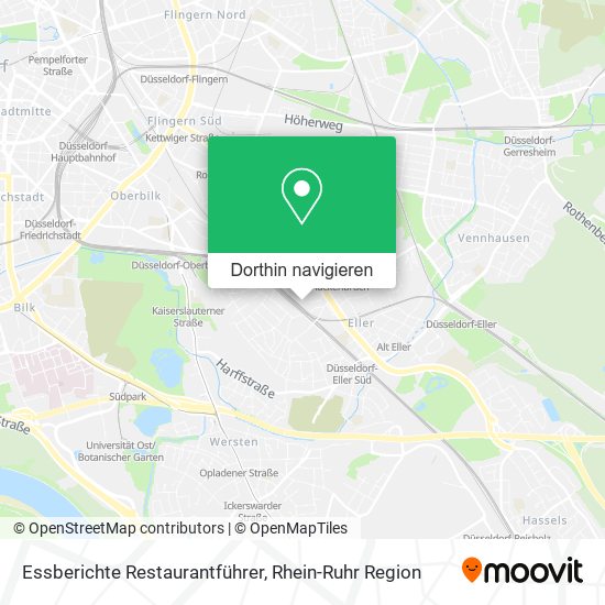 Essberichte Restaurantführer Karte