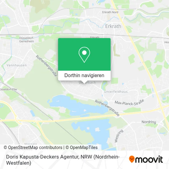 Doris Kapusta-Deckers Agentur Karte