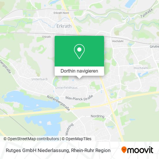 Rutges GmbH Niederlassung Karte