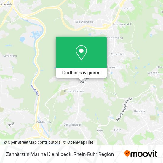 Zahnärztin Marina Kleinilbeck Karte