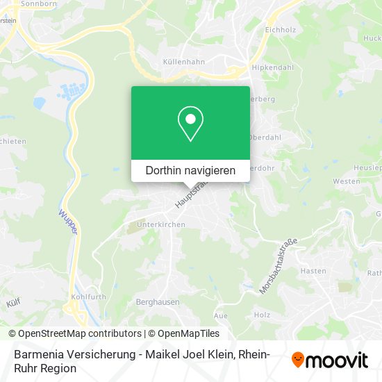 Barmenia Versicherung - Maikel Joel Klein Karte