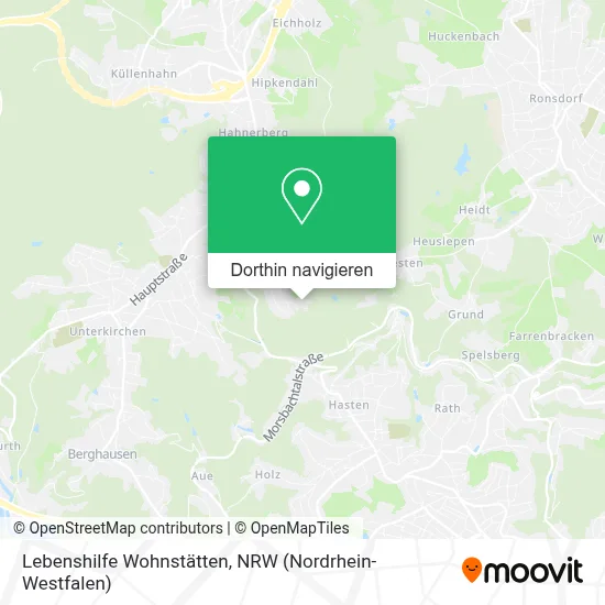 Lebenshilfe Wohnstätten Karte