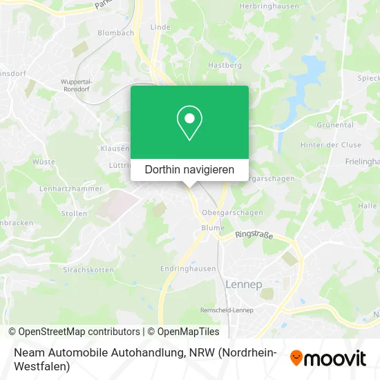 Neam Automobile Autohandlung Karte