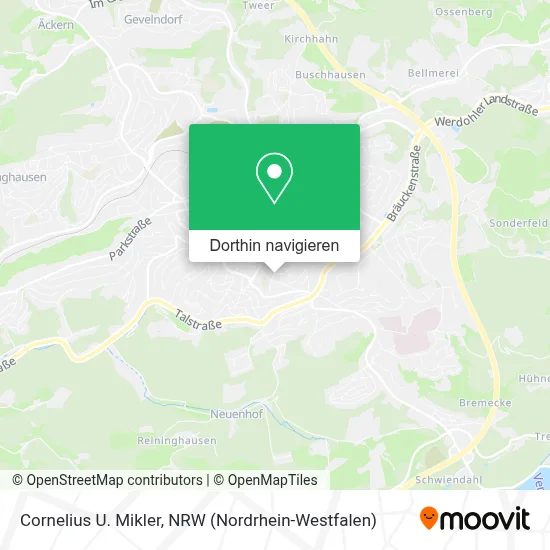 Cornelius U. Mikler Karte