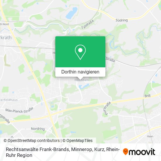 Rechtsanwälte Frank-Brands, Minnerop, Kurz Karte