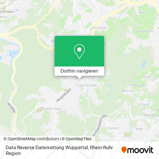 Data Reverse Datenrettung Wuppertal Karte