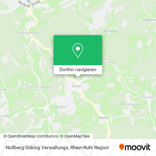 Nollberg-Düking Verwaltungs Karte