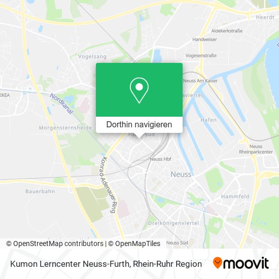 Kumon Lerncenter Neuss-Furth Karte