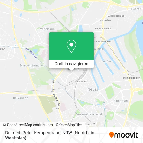 Dr. med. Peter Kempermann Karte