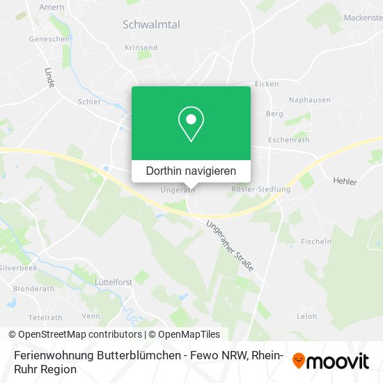 Ferienwohnung Butterblümchen - Fewo NRW Karte