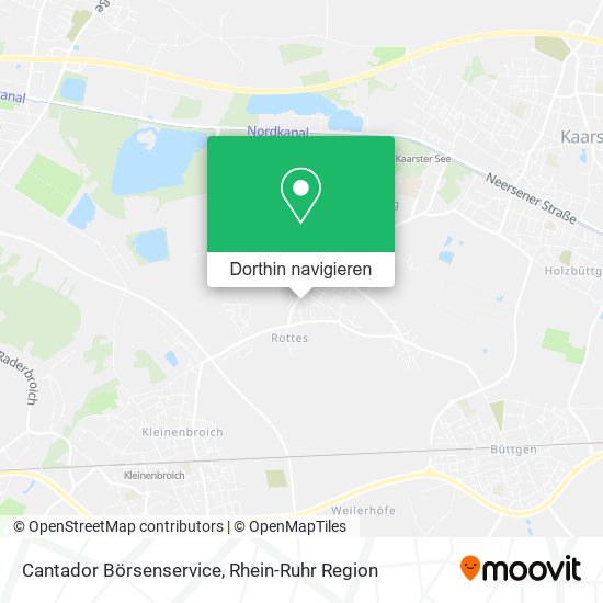 Cantador Börsenservice Karte